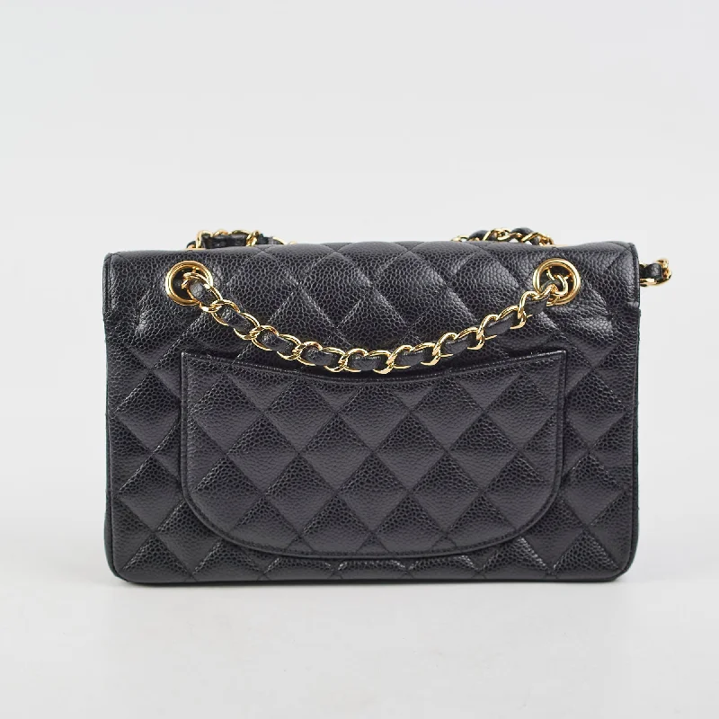 Chanel Medium Tote Bag for Office LadiesChanel Small Caviar Double Classic Flap Black 12 Series