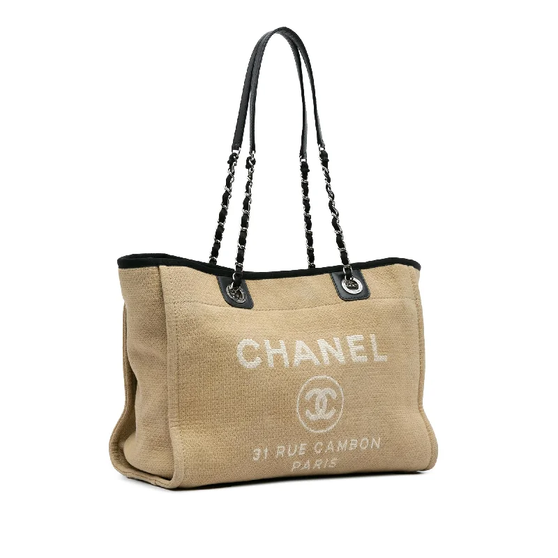 Chanel Classic Flap Bag for Evening PartyChanel Small Canvas Deauville Tote (2dZaWO)