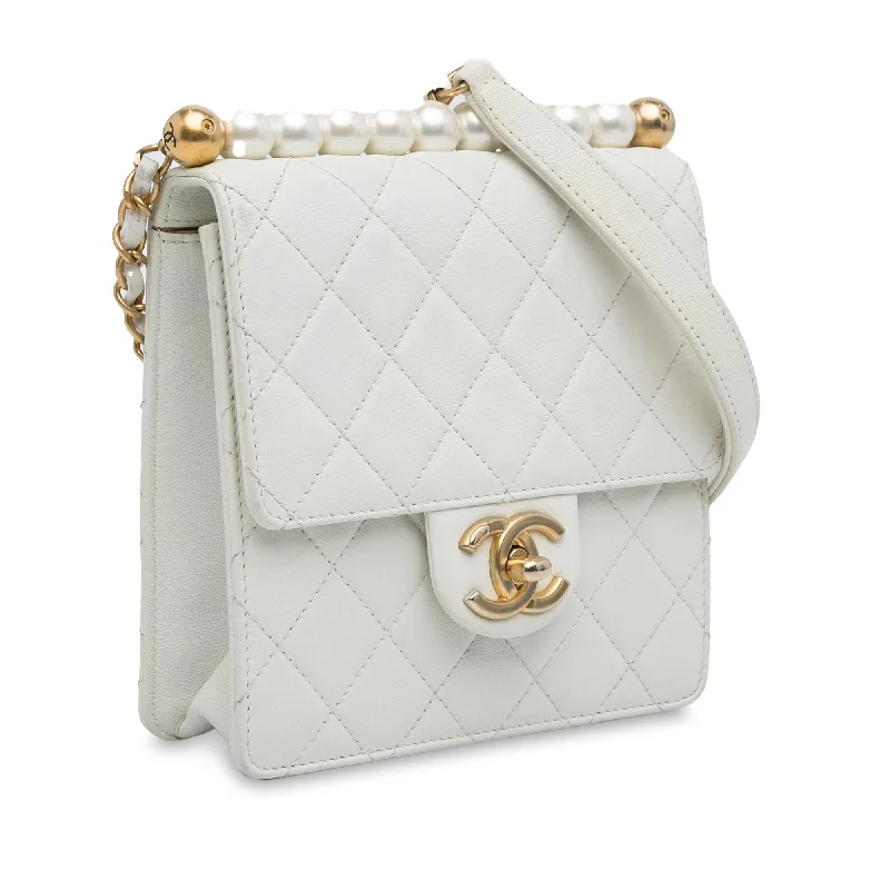 Chanel Limited Edition Handbag for CollectorsChanel Small Chic Pearls Flap Bag (Uc61Ld)