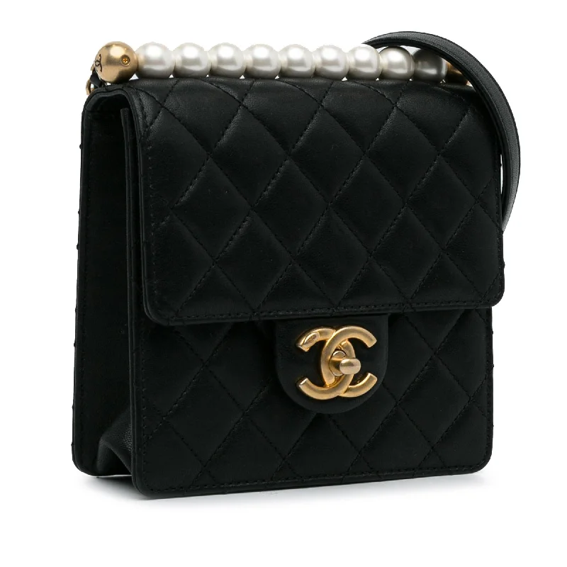 Chanel New Arrival Handbag with Gold HardwareChanel Small Chic Pearls Flap (IWZwMr)