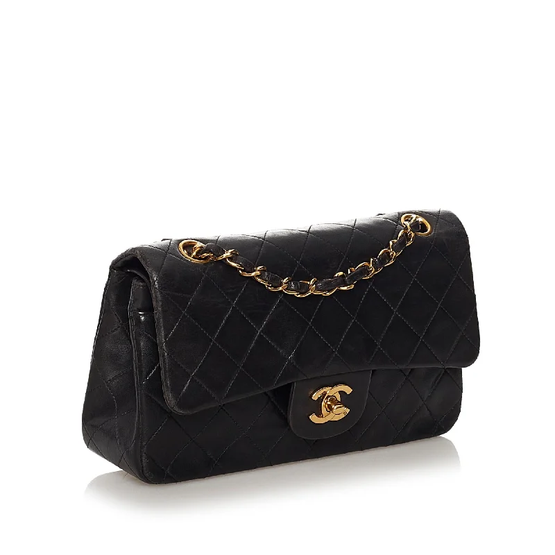 Chanel Black Handbag for Business MeetingsChanel Small Classic Lambskin Double Flap (36954)