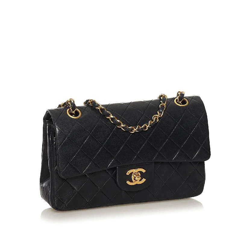 Chanel Small Crossbody Bag for TravelChanel Small Classic Lambskin Leather Double Flap Bag (34538)