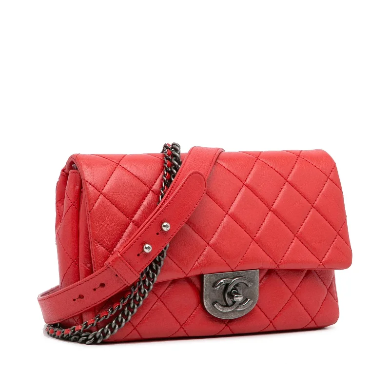 Chanel All - Match Handbag for Versatile StylingChanel Small Goatskin Double Carry Waist Chain Flap (PzAEmj)