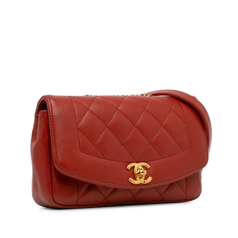 Chanel Quilted Leather Shoulder Bag for FashionistasChanel Small Lambskin Diana Flap (WdK1ak)