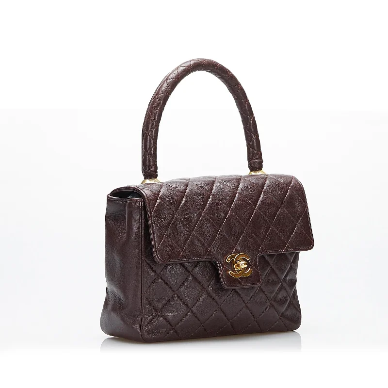 Chanel Luxury Handbag for High - End EventsChanel Small Lambskin Kelly Top Handle Bag (f4kw8p)