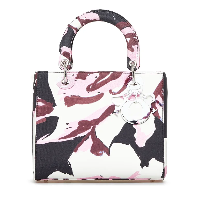 Christian Dior crossbody bags with a front - flap pocket for easy accessDior Lady Dior Medium Multicolor Floral Graffiti