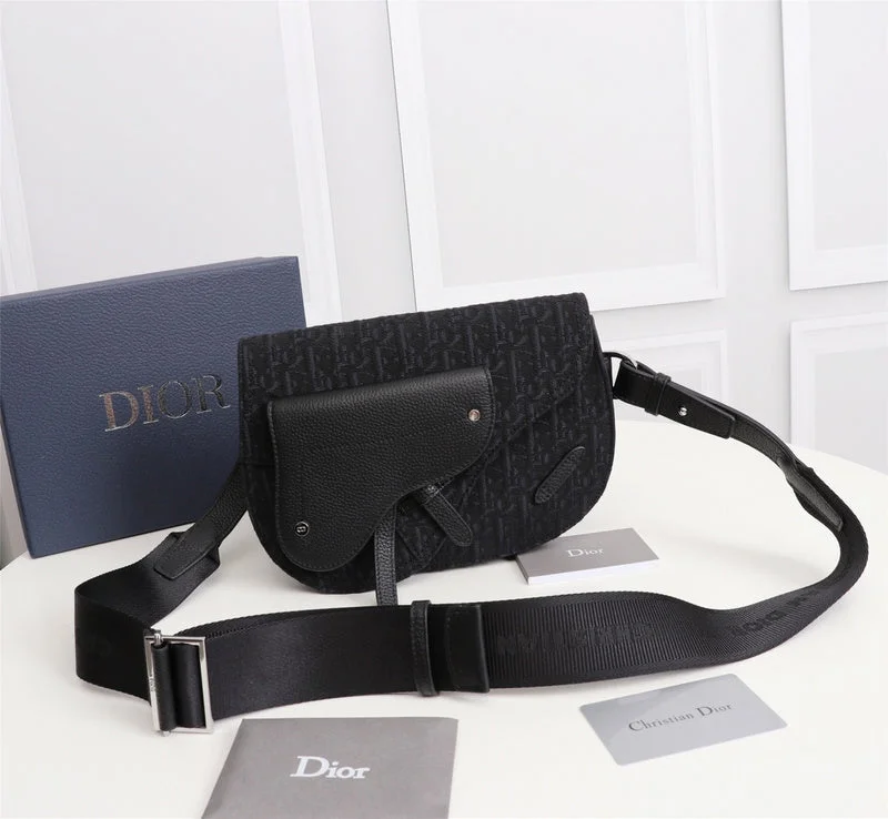 Christian Dior Saddle bags with a patent leather finish for a shiny lookWF - Dior Bags - 277